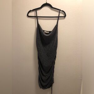 Grey Sparkle BodyCon Dress